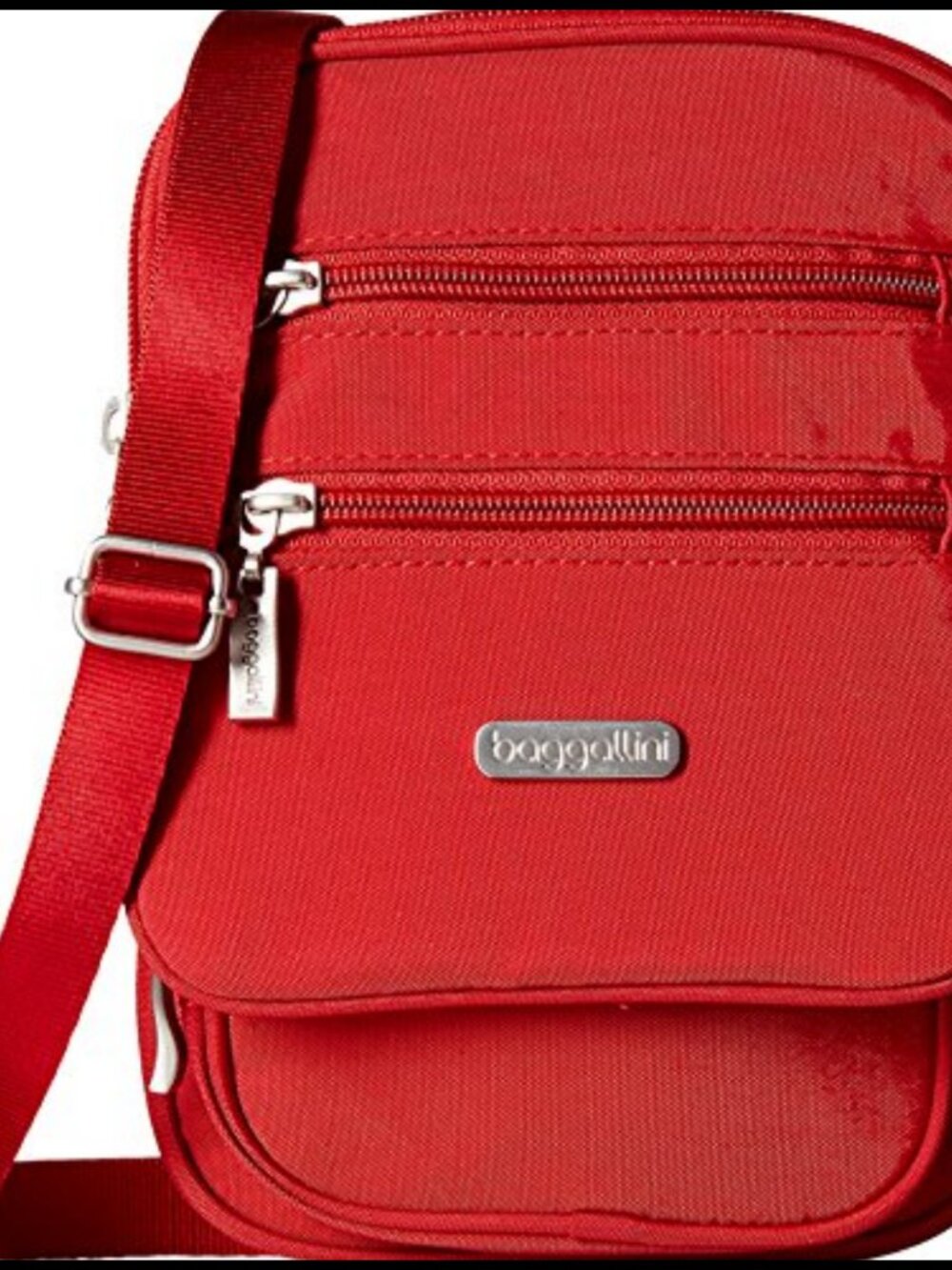 Small Lightweight Nylon Crossbody Travel Handbag RFID Adjustable Strap